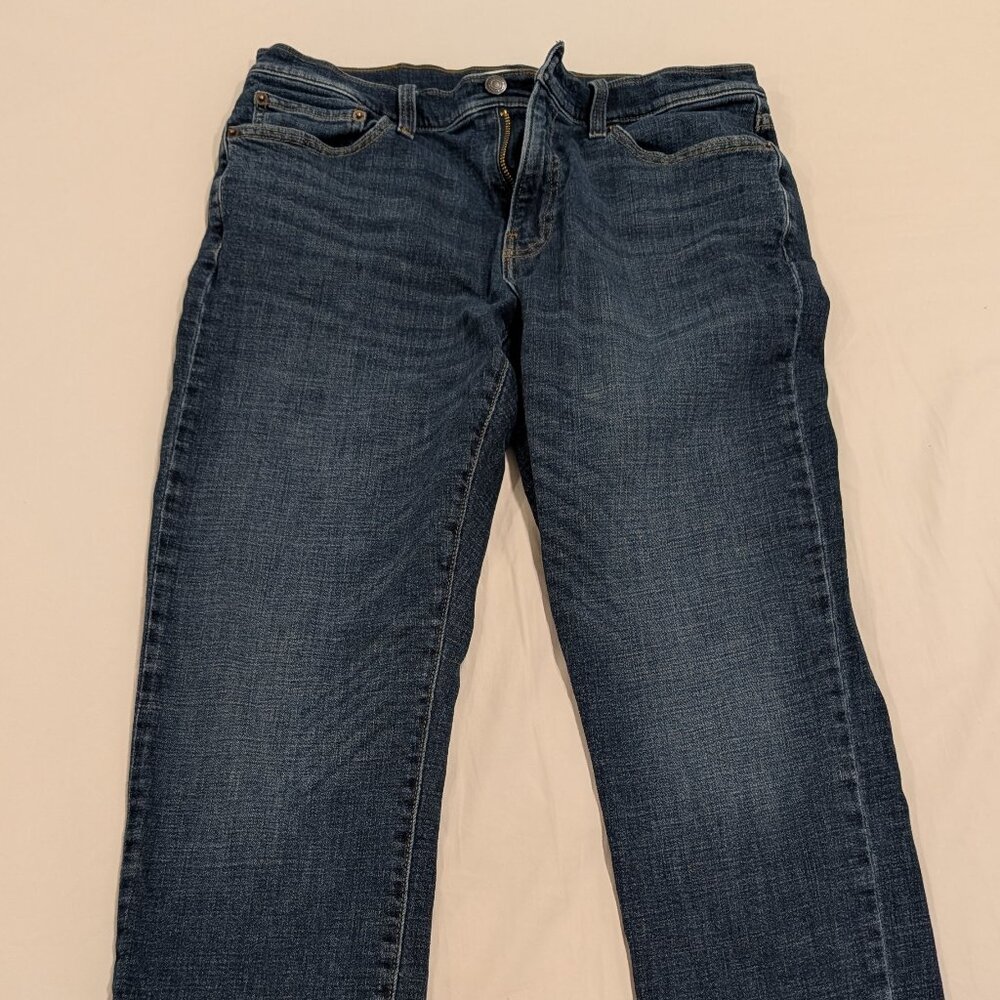 Lucky Brand 121 Slim Straight Dark Wash Stretch Jeans 31x30